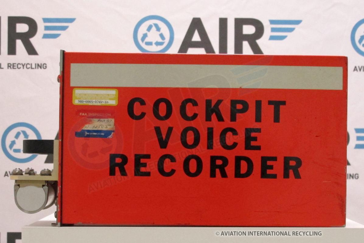 COCKPIT VOICE RECORDER Aviation International Recycling