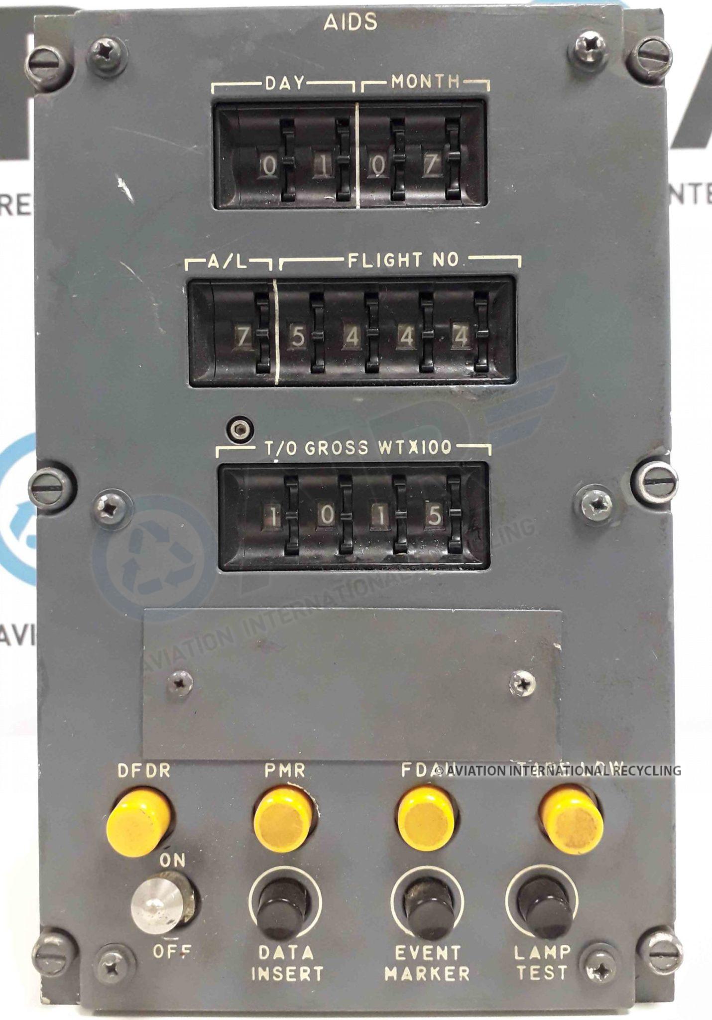 FLIGHT DATA ENTRY PANEL - Aviation International Recycling