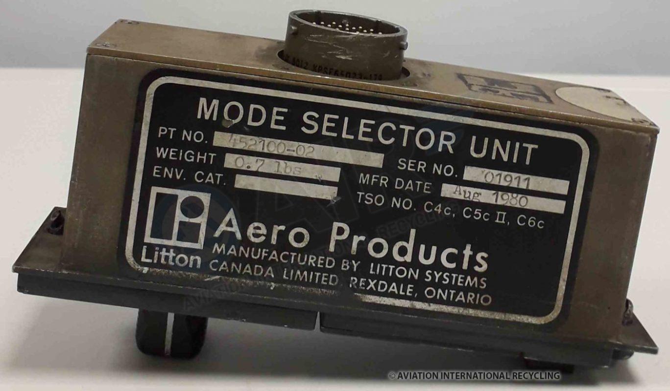 INS MODE SELECTOR UNIT - Aviation International Recycling